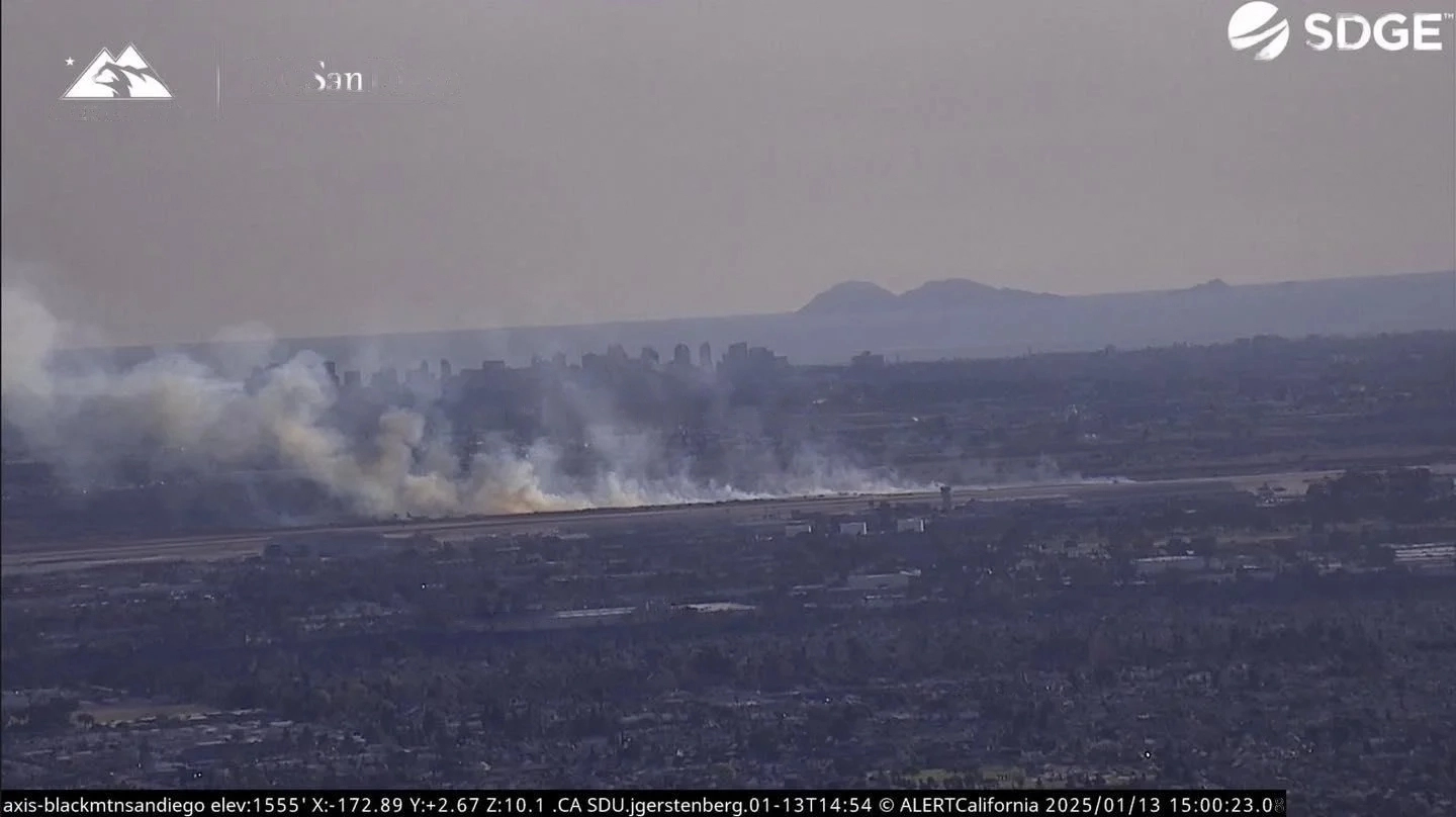 Brush Fire Erupts at Marine Corps Air Station Miramar in San Diego, Spreading Across 10 Acres; Firefighters Make Significant Progress Containing Blaze